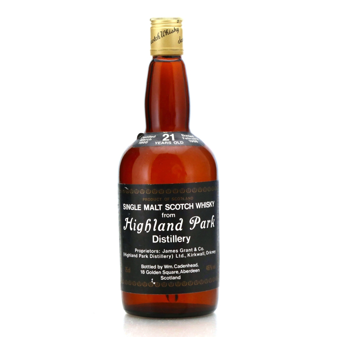 Highland Park 1966 Cadenhead's 21 Year Old