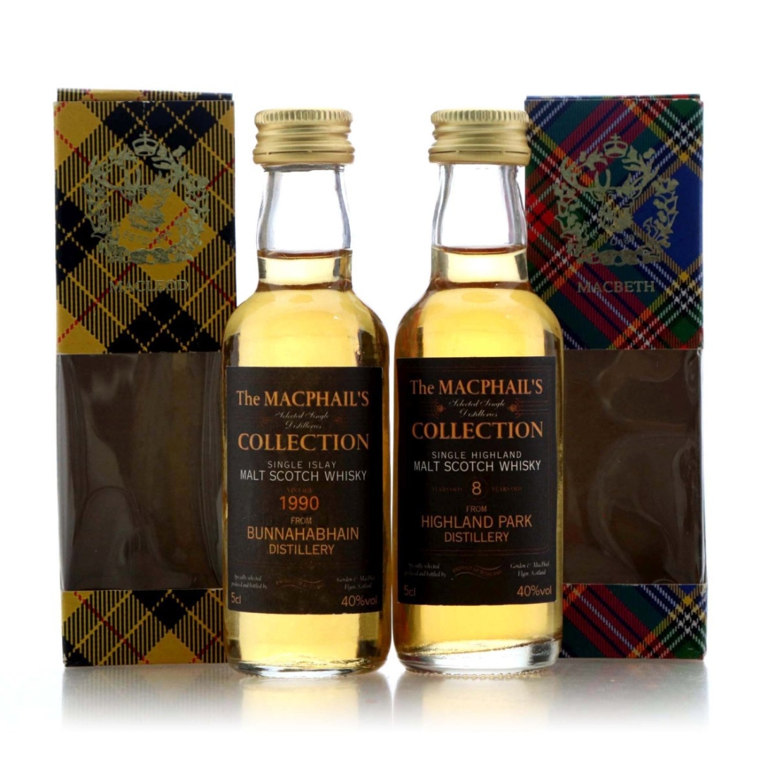 The MacPhail's Collection Single Malt Miniature x 2