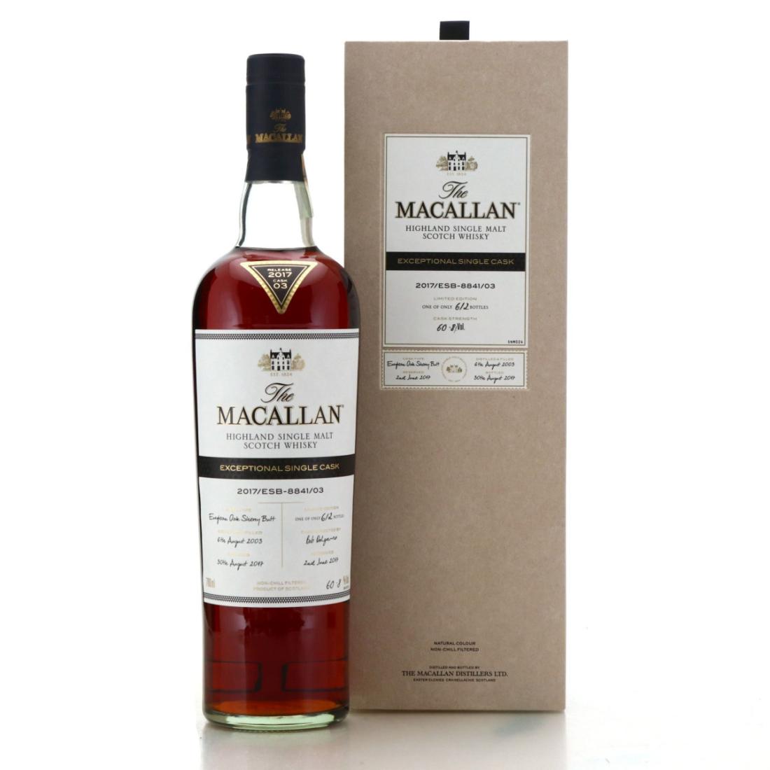 Macallan 2003 Exceptional Single Cask