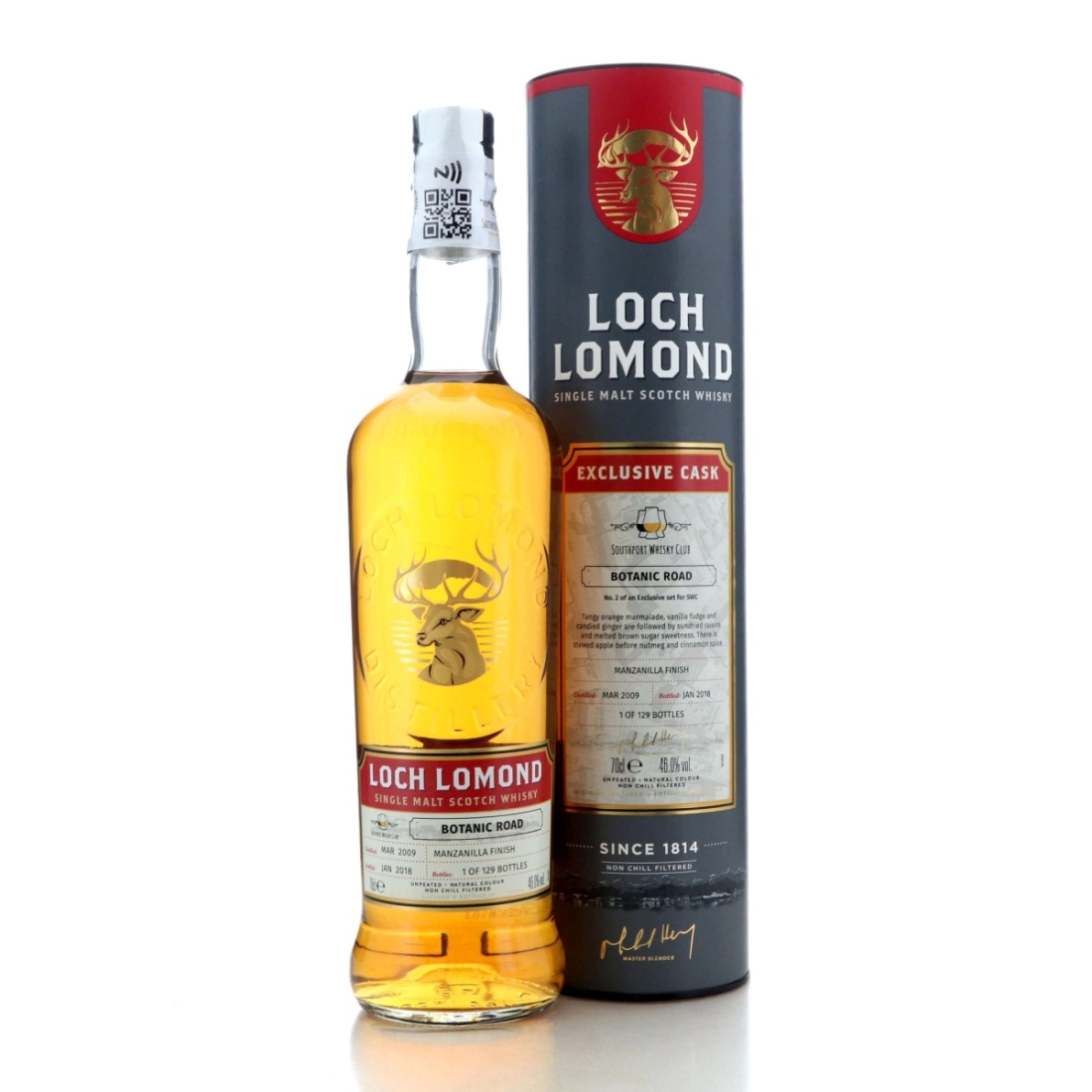 Loch Lomond 2009 Single Manzanilla Cask Finish / Botanic Road