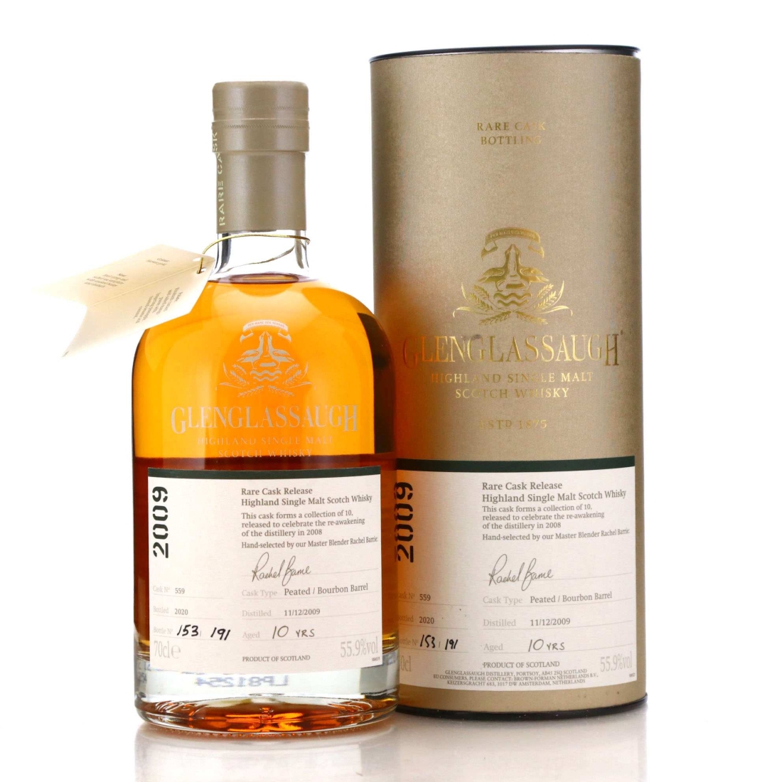 Image for Glenglassaugh 2009 Peated Single Cask 10 Year Old #559