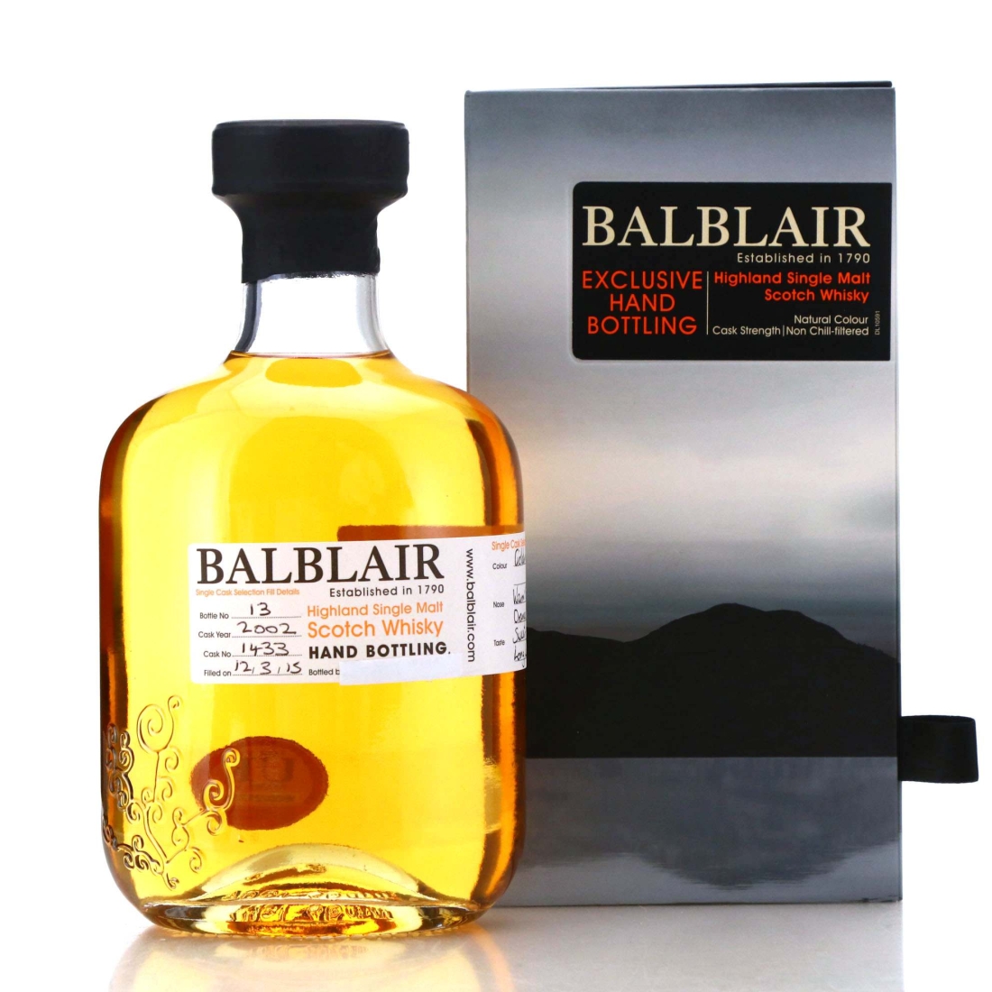 Balblair 2002 Hand Filled Cask #1433