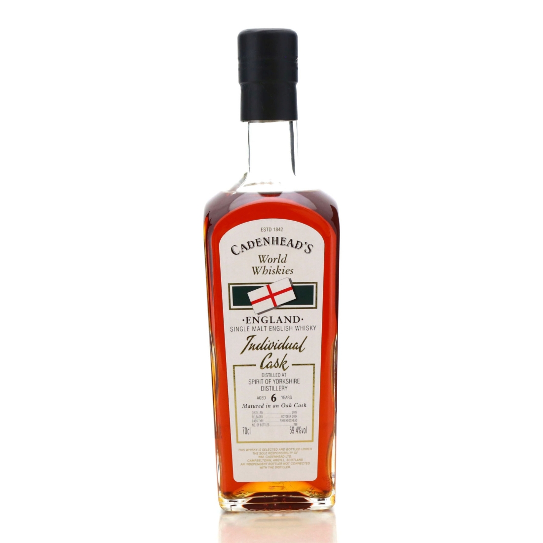 Spirit Of Yorkshire 2017 Cadenhead's 6 Year Old World Whiskies