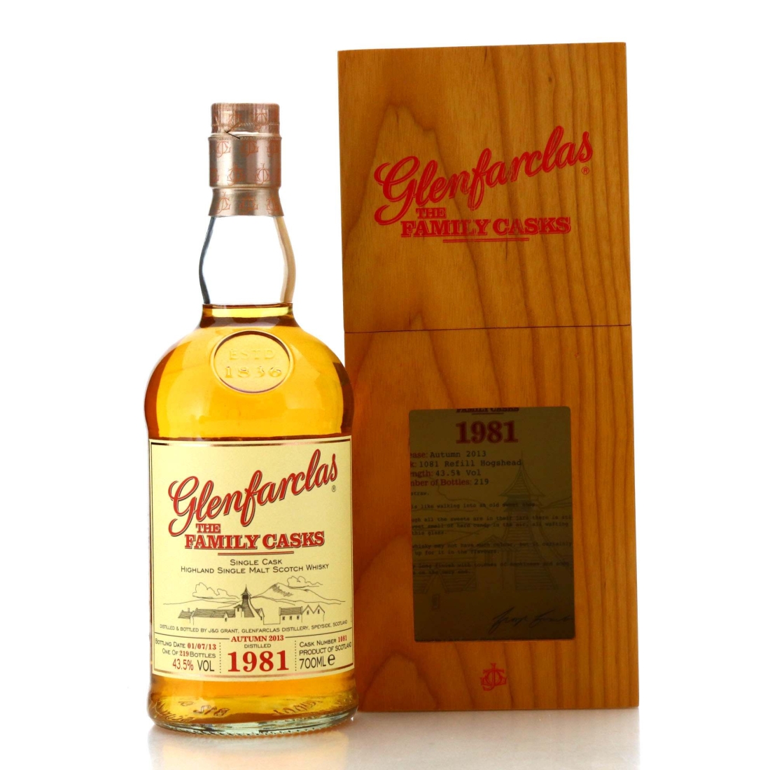 Glenfarclas 1981 Family Cask #1081 / Autumn 2013