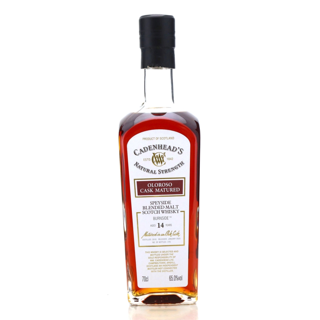 Burnside 2010 Cadenhead's 14 Year Old Oloroso Cask