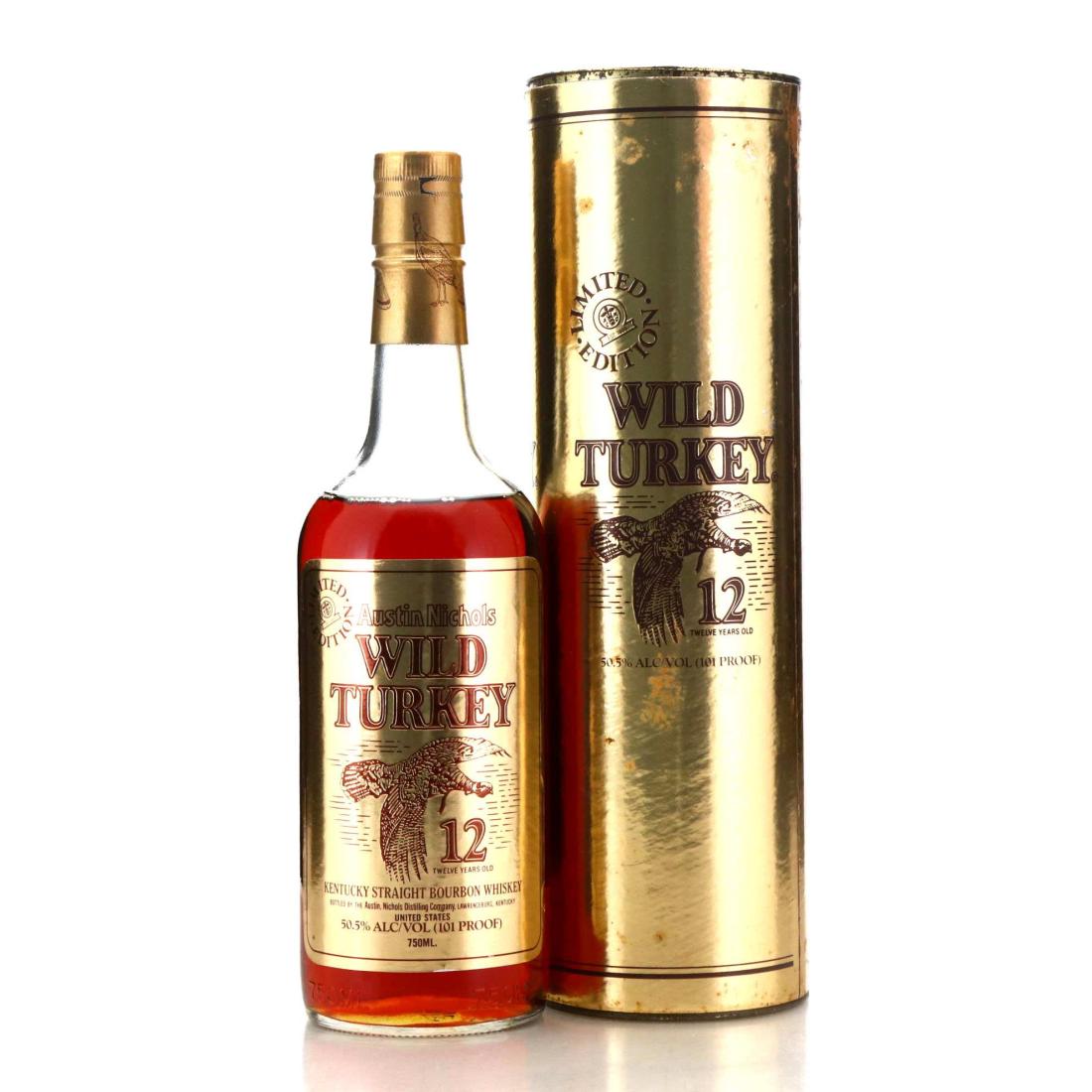 Wild Turkey 12 101 Proof Limited Edition 1990