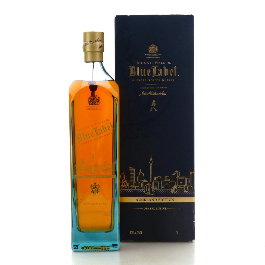 Johnnie Walker Blue Label Auckland Edition 1 Litre / DFS Exclusive