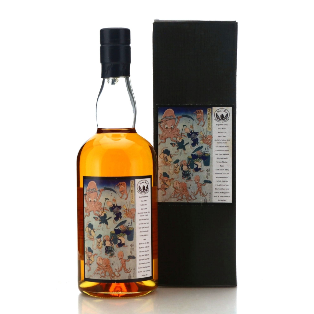 Chichibu 6 Year Old Single Mizunara Heads Cask #1487 75cl / Tokiwa Import