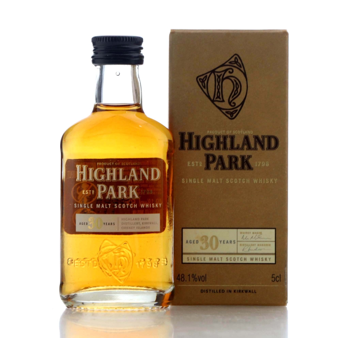 Highland Park 30 Year Old pre-2013 Miniature