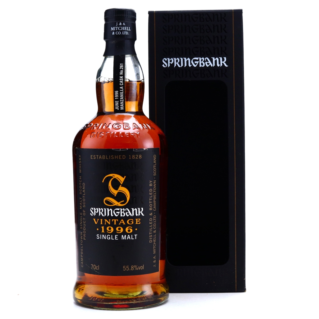 Springbank 1996 Single Manzanilla Cask #261