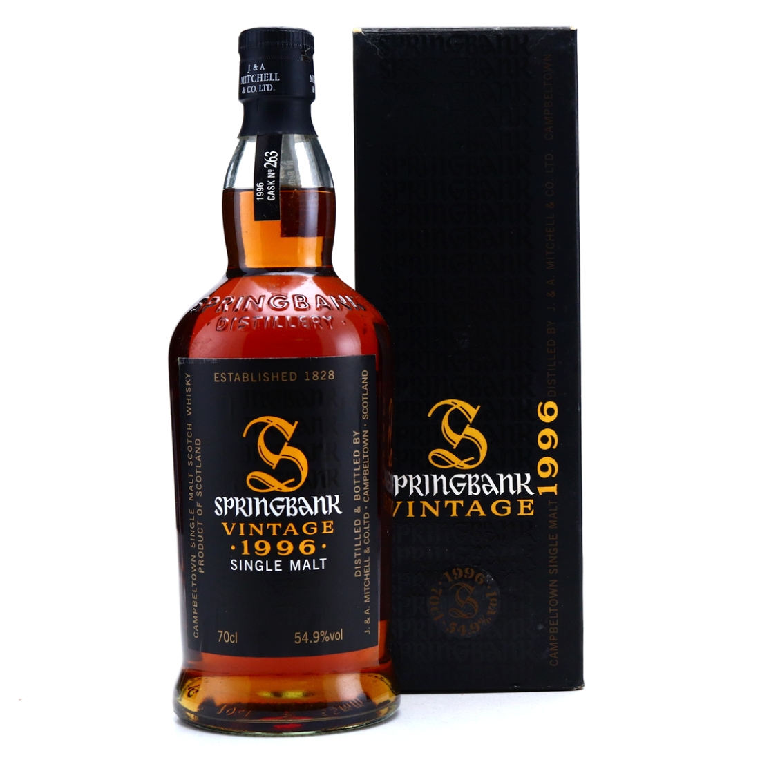 Springbank 1996 Single Fino Sherry Cask #263 / Hanseatische Weinhandelsgesellschaft
