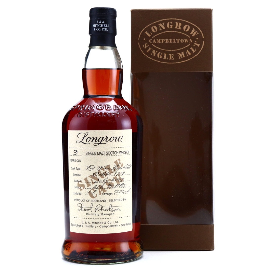 Longrow 1999Single Red Wine Cask 9 Year Old / Whiskymanufaktur
