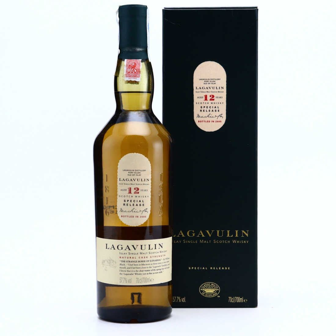 Lagavulin 12 Year Old Cask Strength 2005 Release