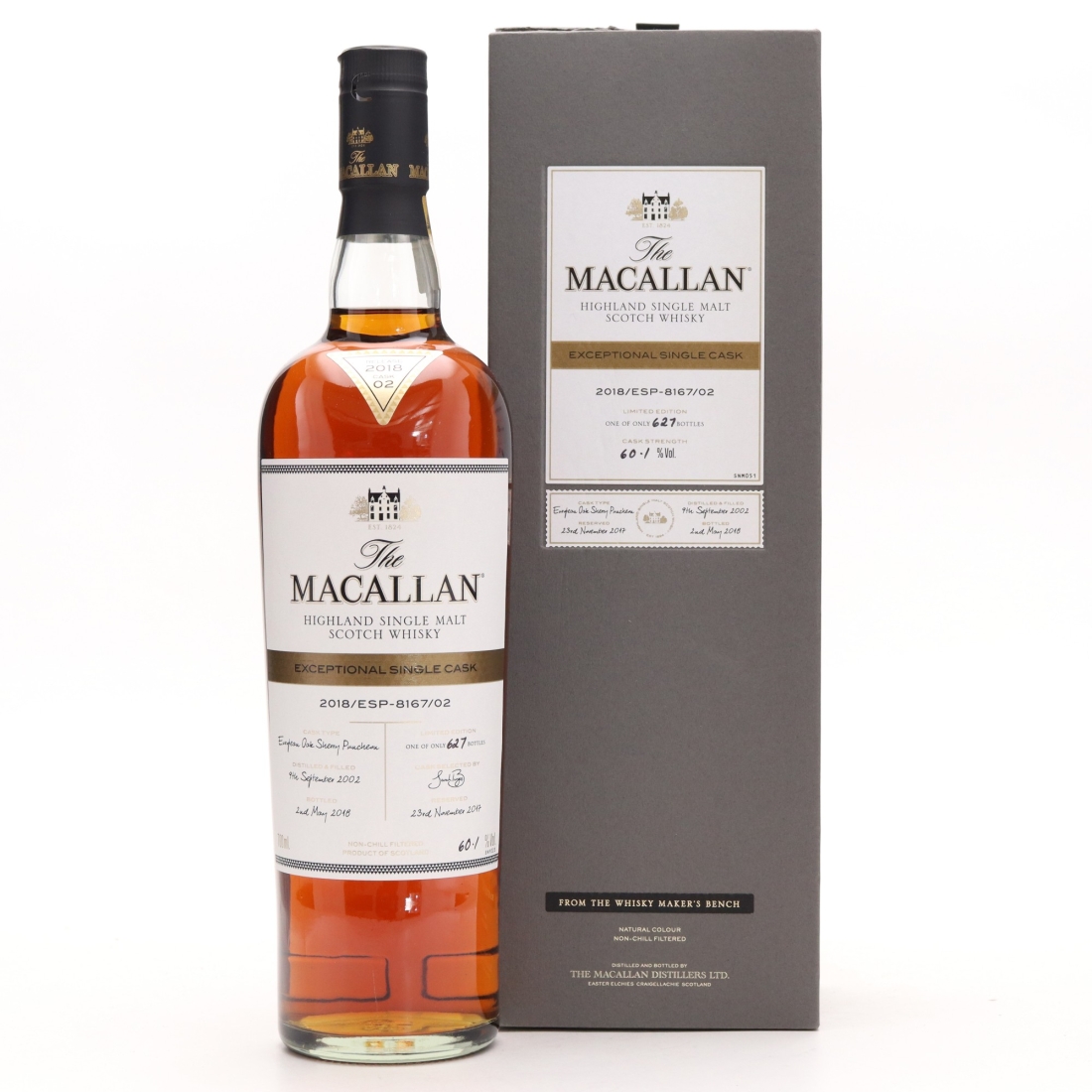 Macallan 2002 Exceptional Cask #8167-02 / 2018 Release - Signed by Nick Savage