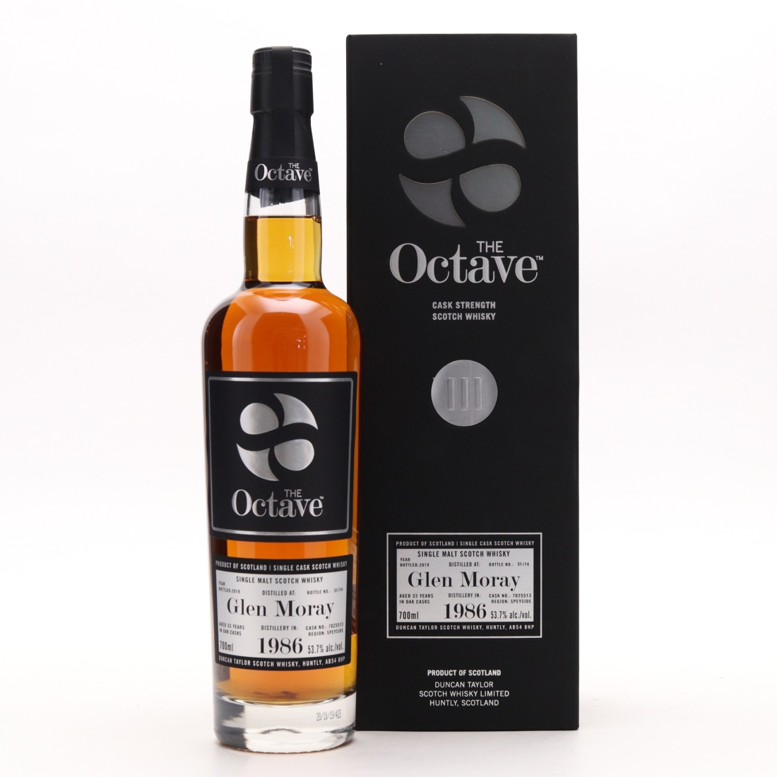 Glen Moray 1986 Duncan Taylor 33 Year Old The Octave