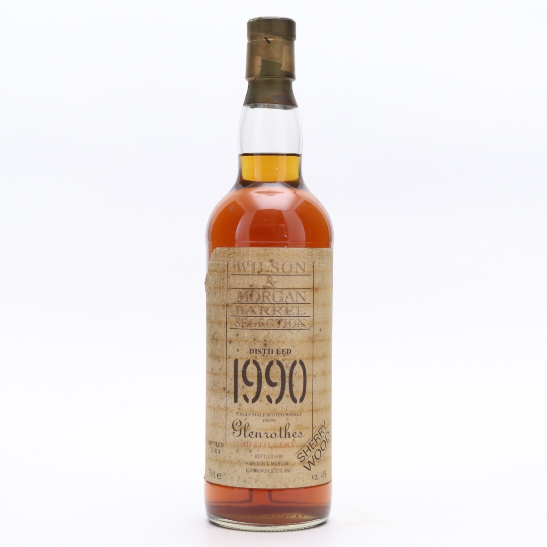 Glenrothes 1990 Wilson and Morgan Sherry Wood
