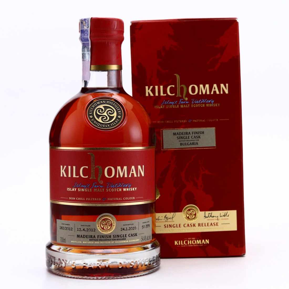 Kilchoman 2012 Single Madeira Cask Finish #182 / Bulgaria