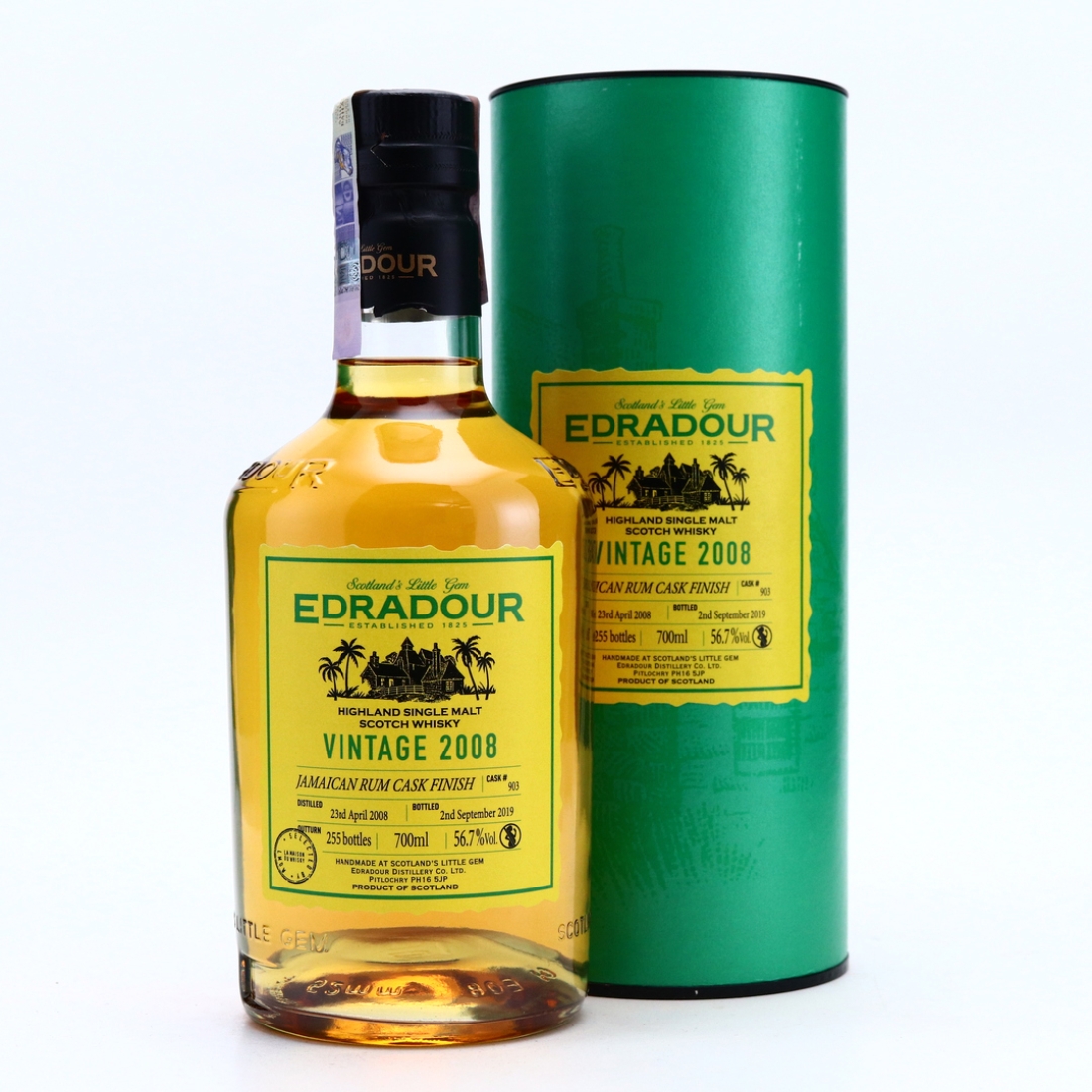 Edradour 2008 Single Jamaican Rum Cask Finish #903 / LMDW