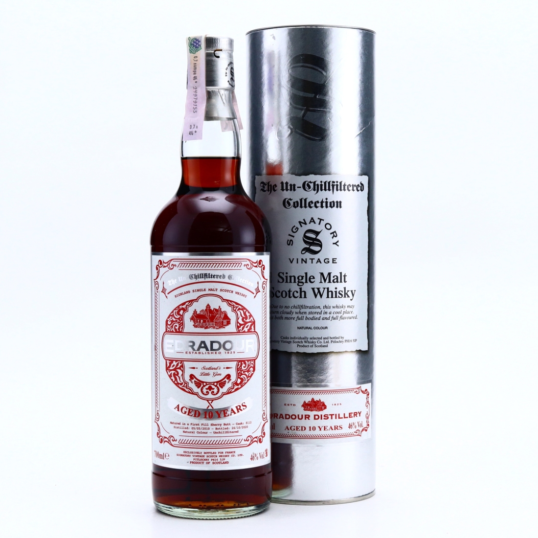 Edradour 2010 Signatory Vintage 10 Year Old / France