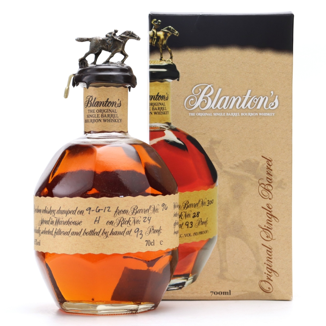 Blanton's Single Barrel dumped 2012