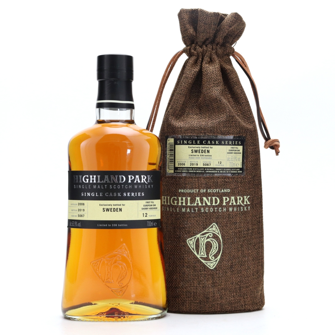 Highland Park 2006 Single Sherry Cask 12 Year Old #5067 / Sweden
