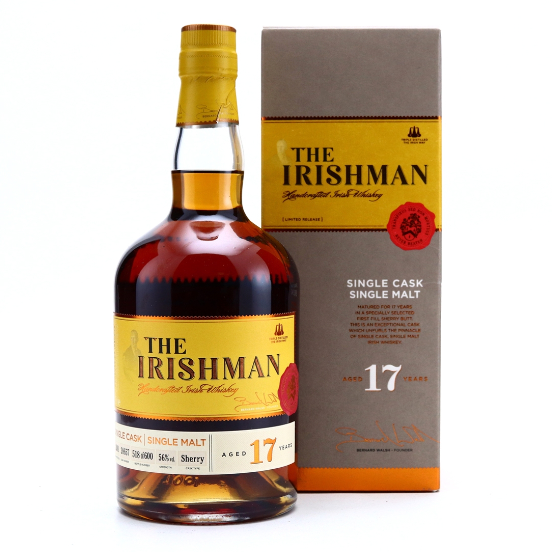 The Irishman 2000 Single Sherry Cask 17 Year Old #28657