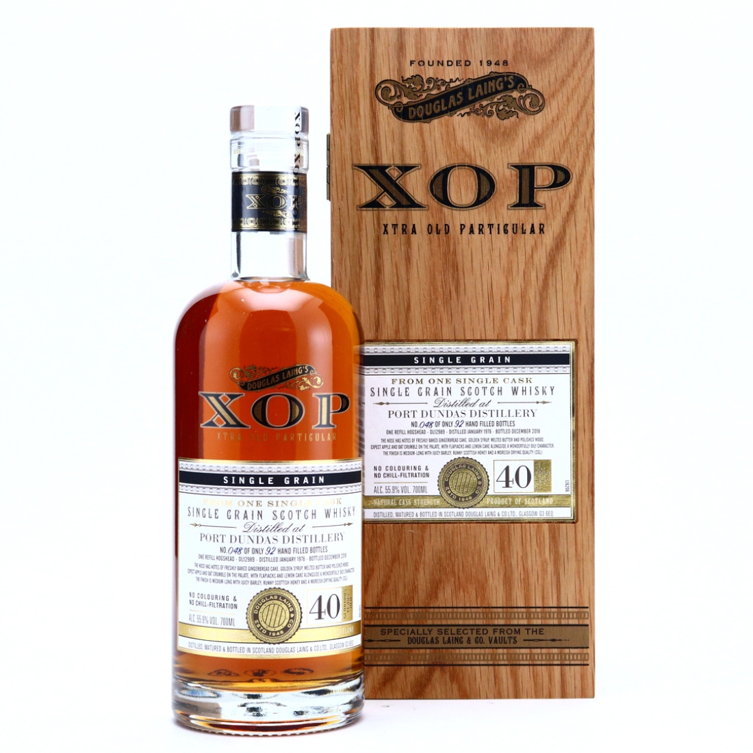 Port Dundas 1978 Douglas Laing 40 Year Old XOP