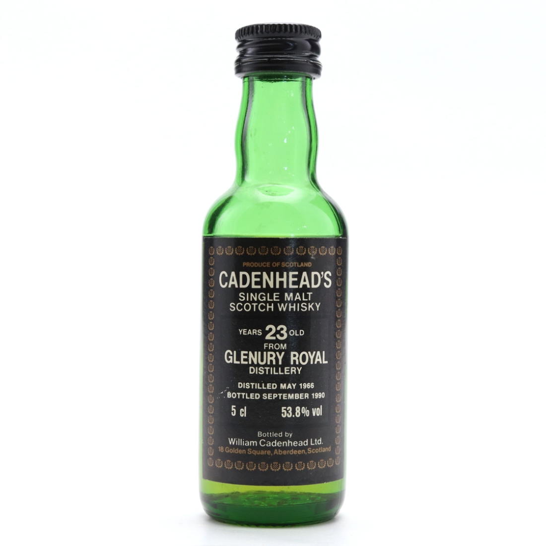 Glenury Royal 1966 Cadenhead's 23 Year Old Miniature