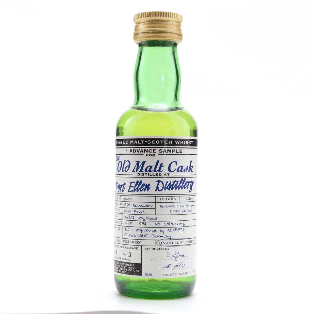 Port Ellen 1978 Douglas Laing 25 Year Old Miniature