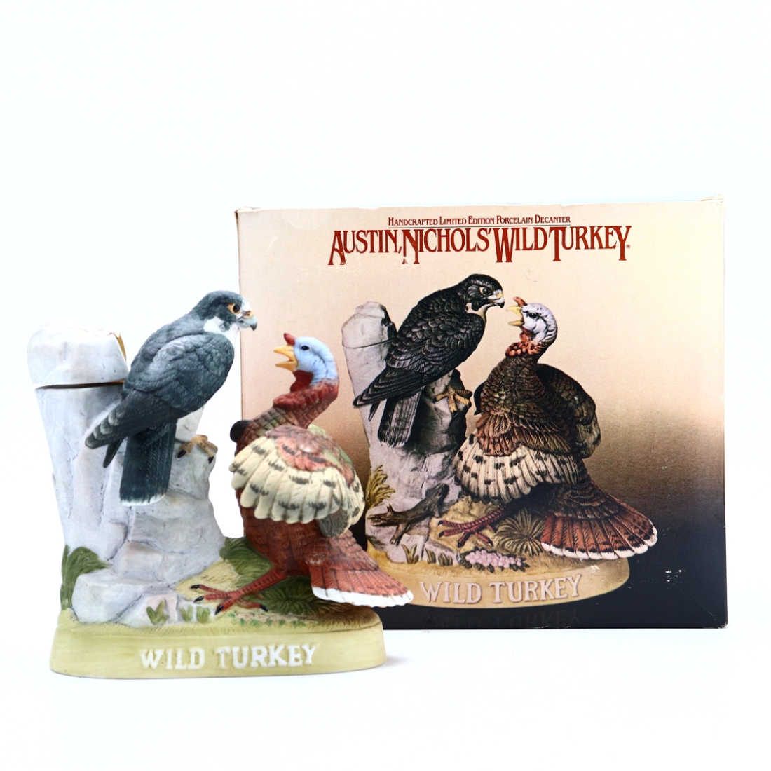 Wild Turkey 8 Year Old 101 Proof Decanter 1986 Miniature