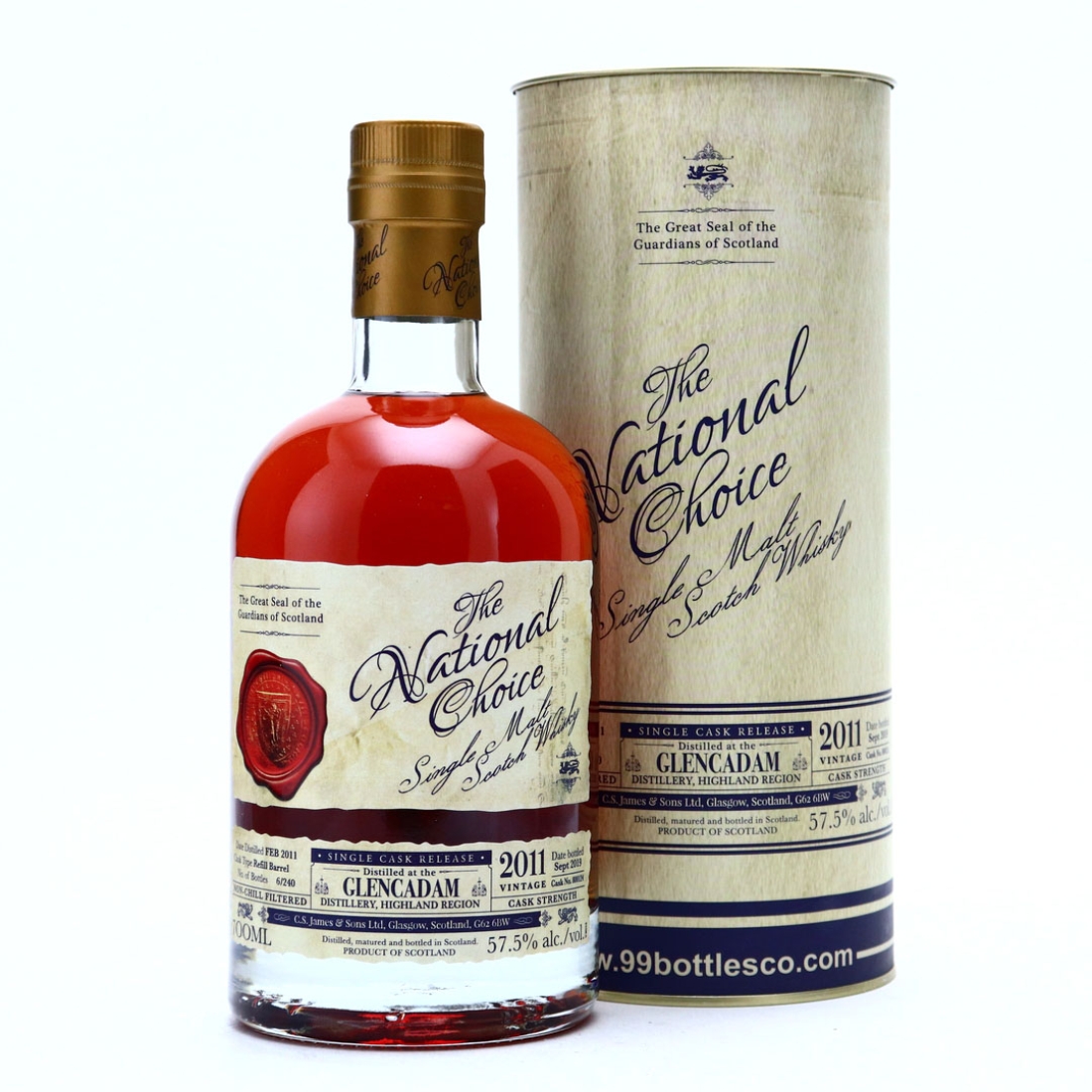 Glencadam 2011 The National Choice Single Cask 