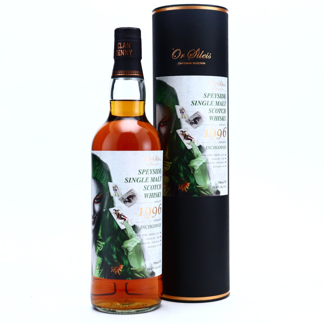 Inchgower 1996 Or Sileis Single Sherry Cask 22 Year Old