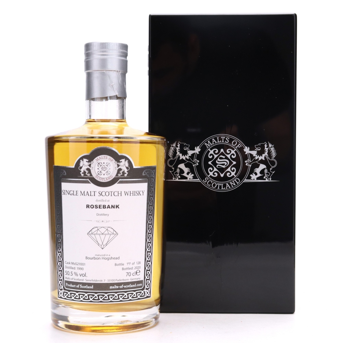Rosebank 1990 Malts of Scotland / Bourbon Hogshead