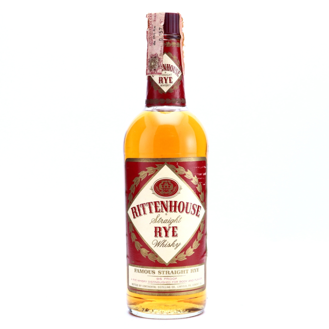 Rittenhouse Straight Rye 1960s
