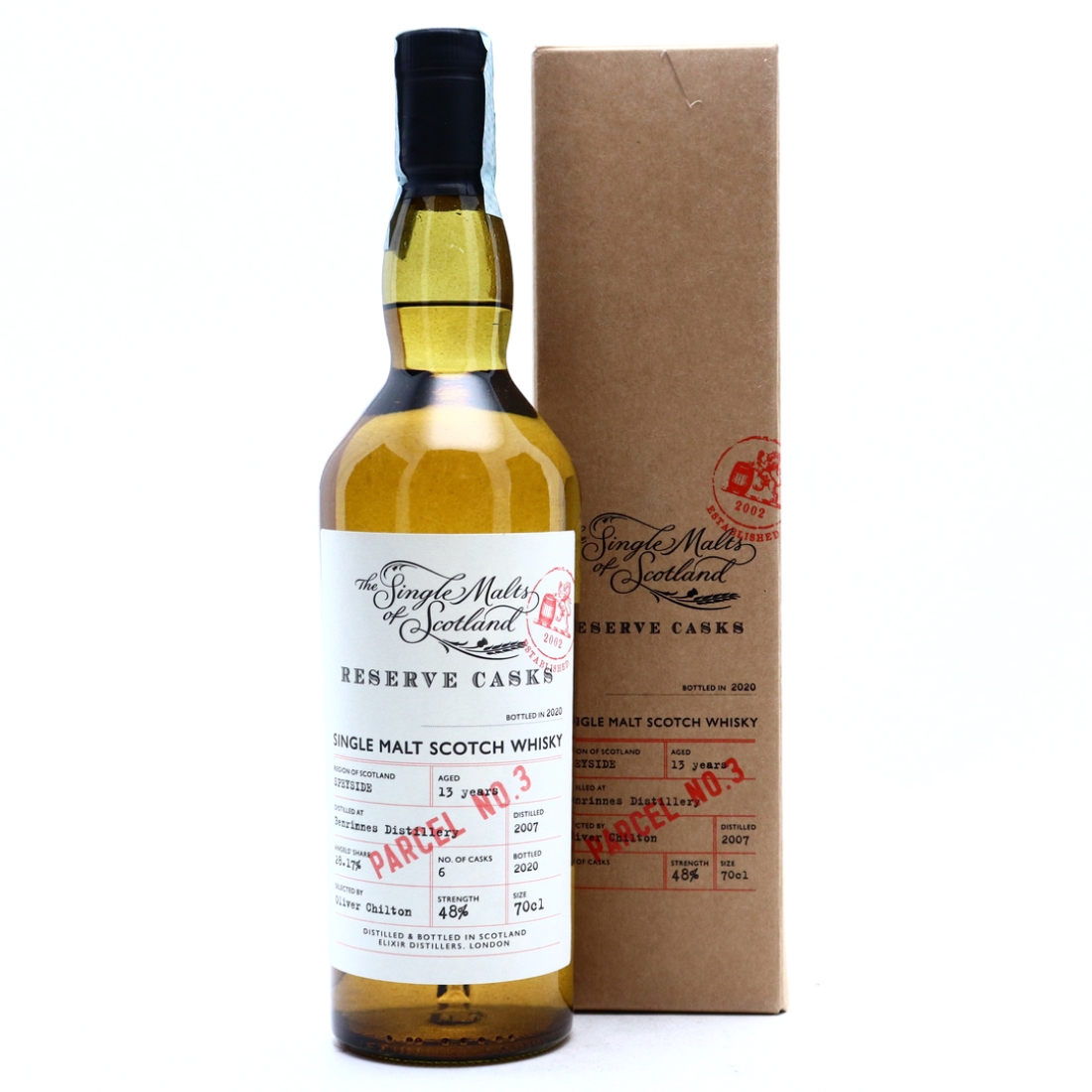 Benrinnes 2007 Single Malts of Scotland 13 Year Old Reserve Casks / Parcel No.3