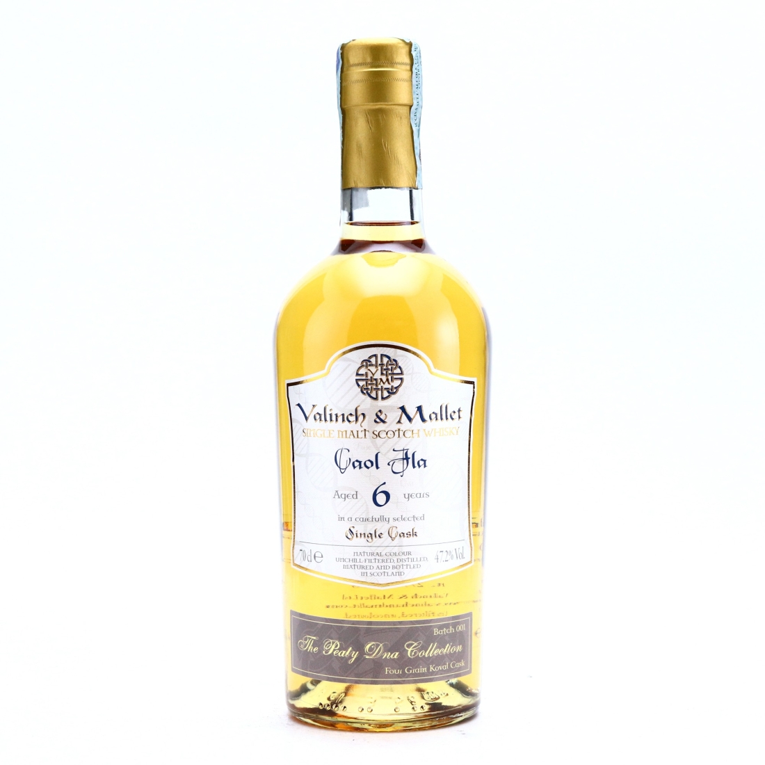 Caol Ila 6 Year Old Valinch and Mallet Peaty DNA Collection Batch #1 / Koval Four Grain