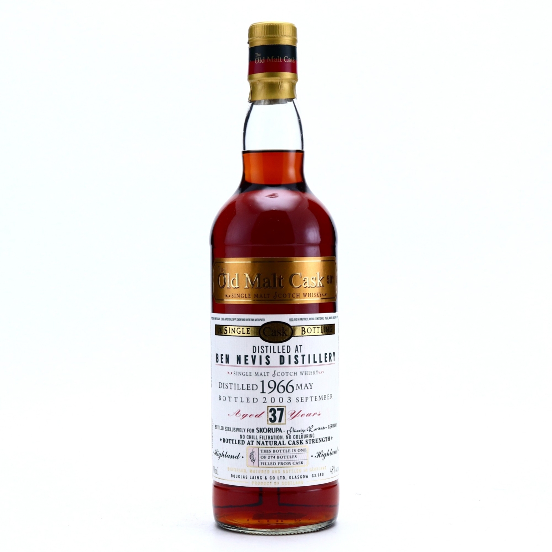 Ben Nevis 1966 Douglas Laing 37 Year Old Cask Strength / Skorupa