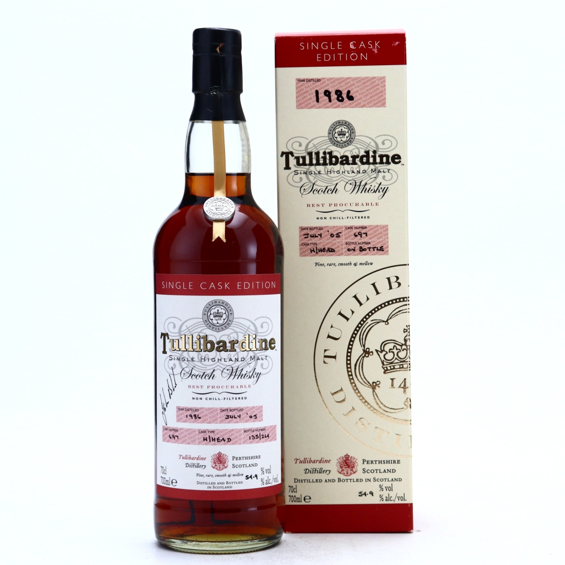 Tullibardine 1986 Single Cask #697