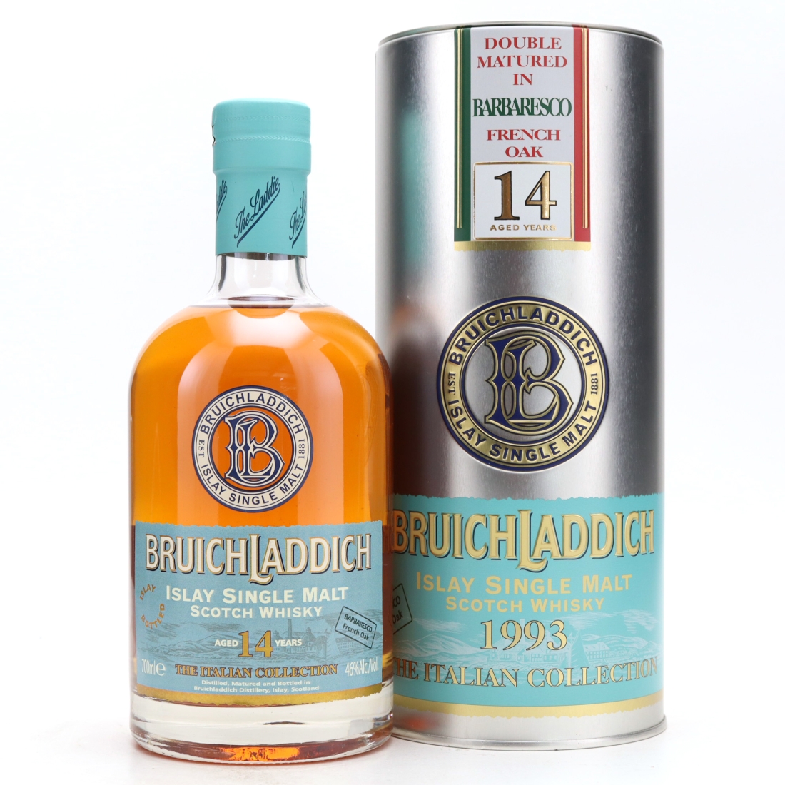 Bruichladdich 1993 Barbaresco French Oak 14 Year Old / The Italian Collection