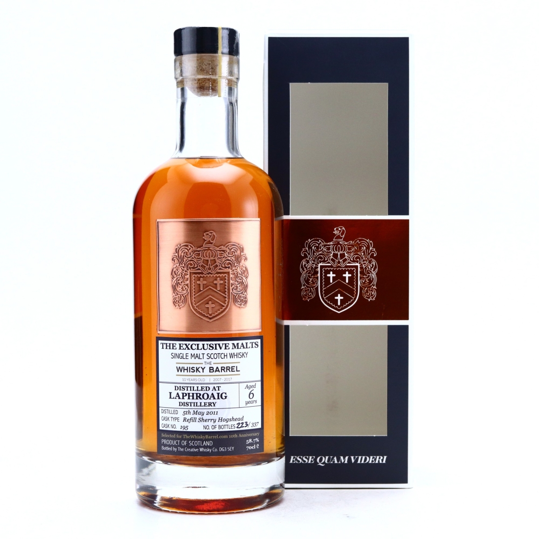 Laphroaig 2011 Exclusive Malts 6 Year Old / TWB 10th Anniversary