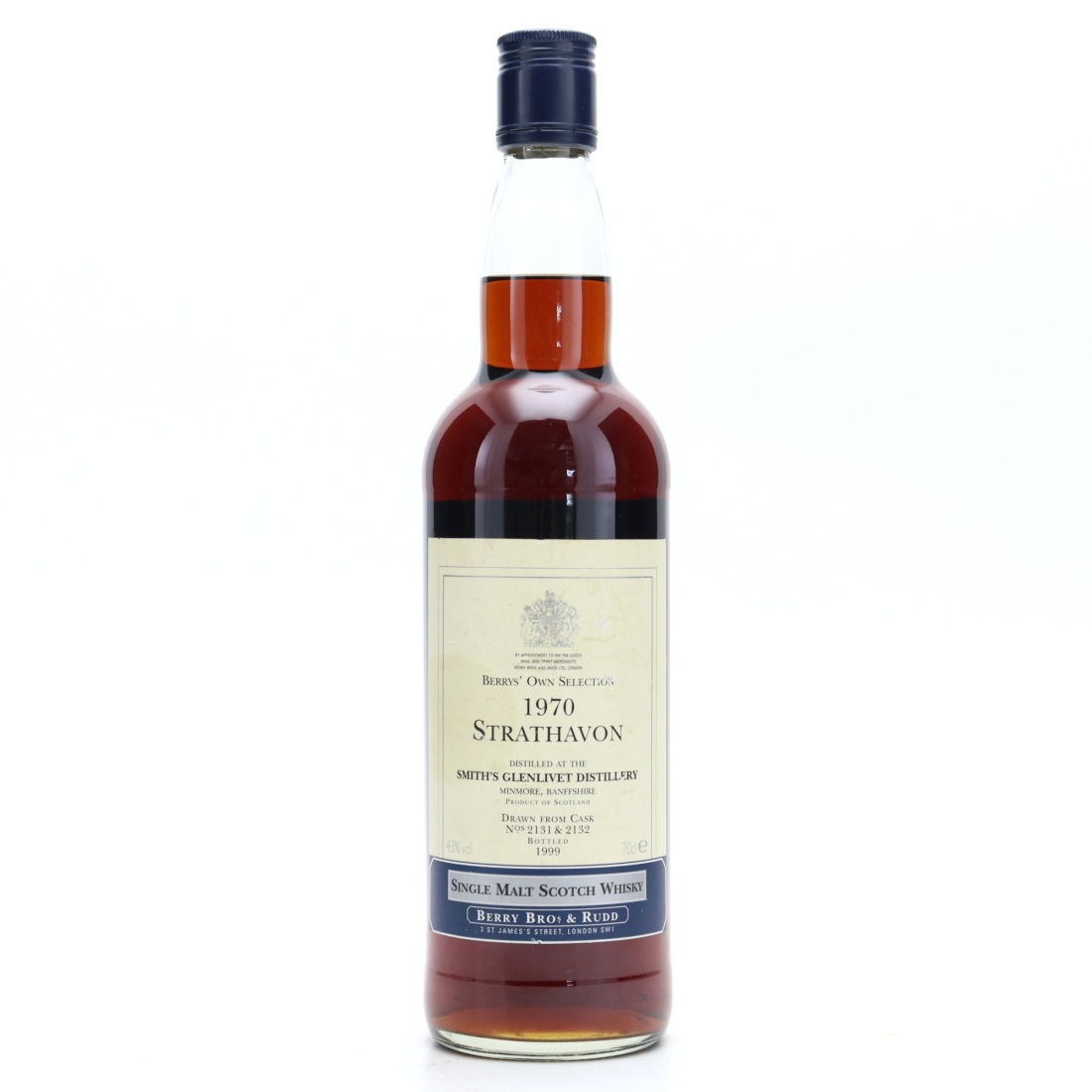 Glenlivet 'Strathavon' 1970 Berry Brothers and Rudd