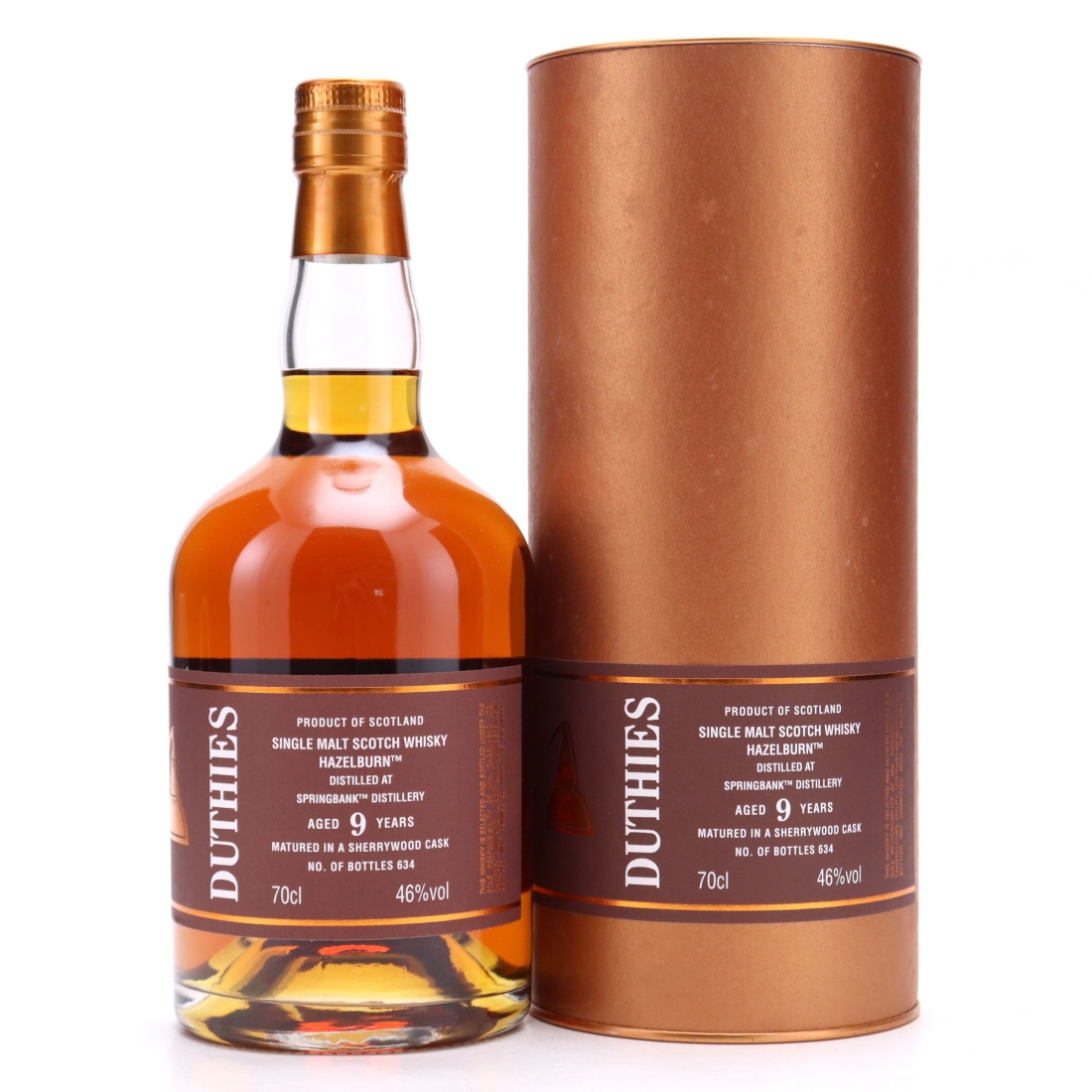 Hazelburn 9 Year Old Duthies Sherry Wood