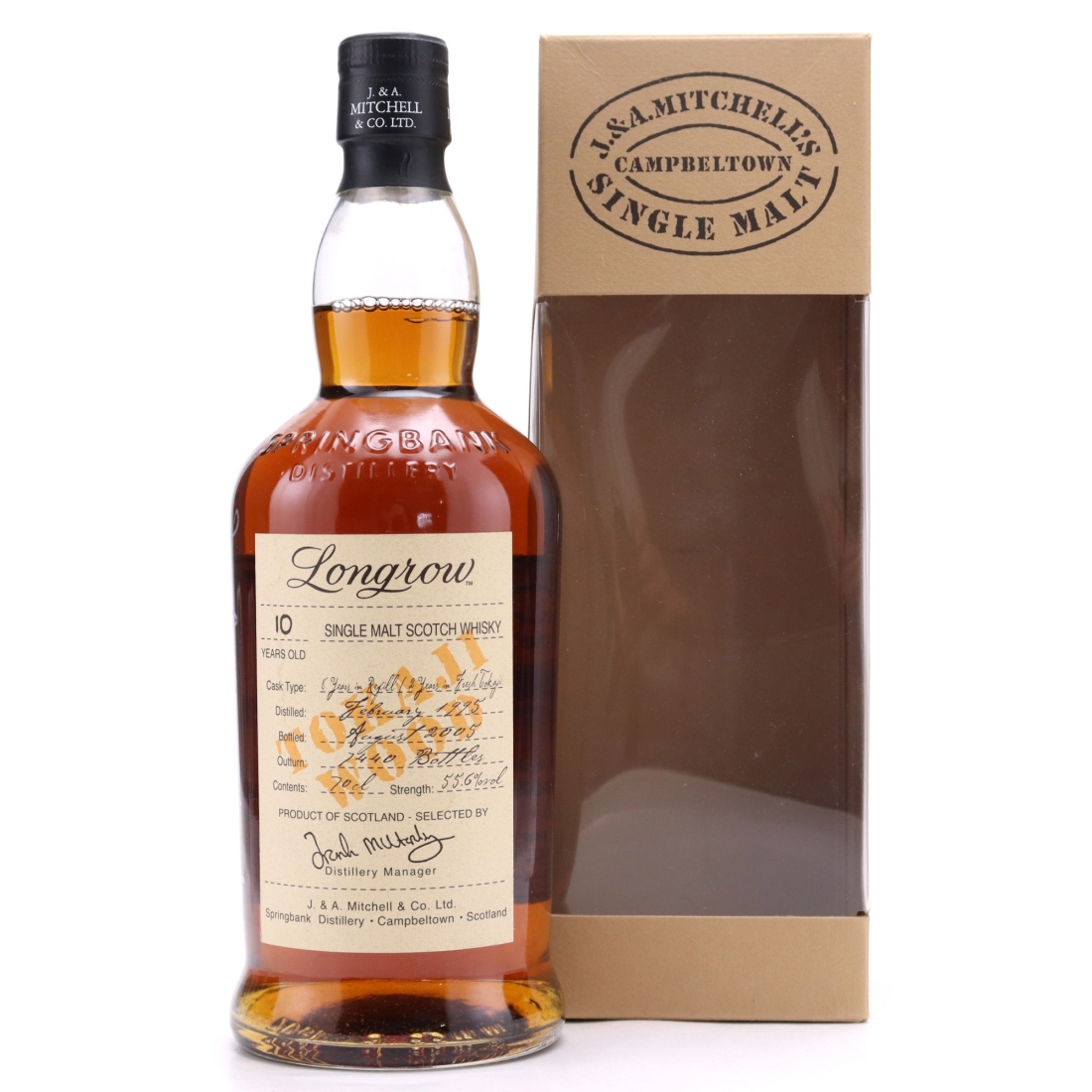 Longrow 1995 Tokaji Wood 10 Year Old / Stuibhard Kerr-Liddel 60th Birthday
