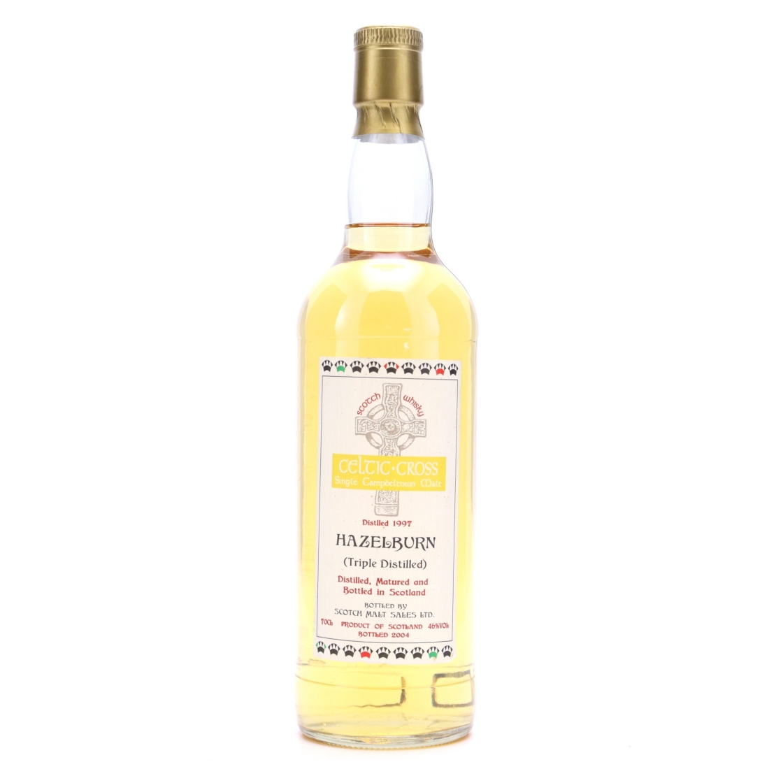 Hazelburn 1997 Scotch Malt Sales Celtic Cross