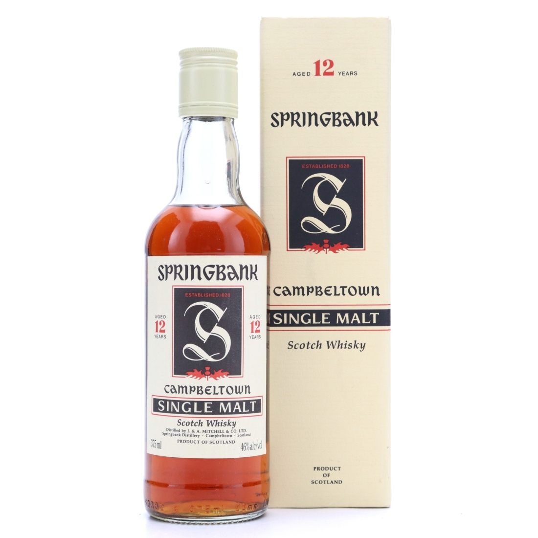 Springbank 12 Year Old Red Thistle 37.5cl 1990s