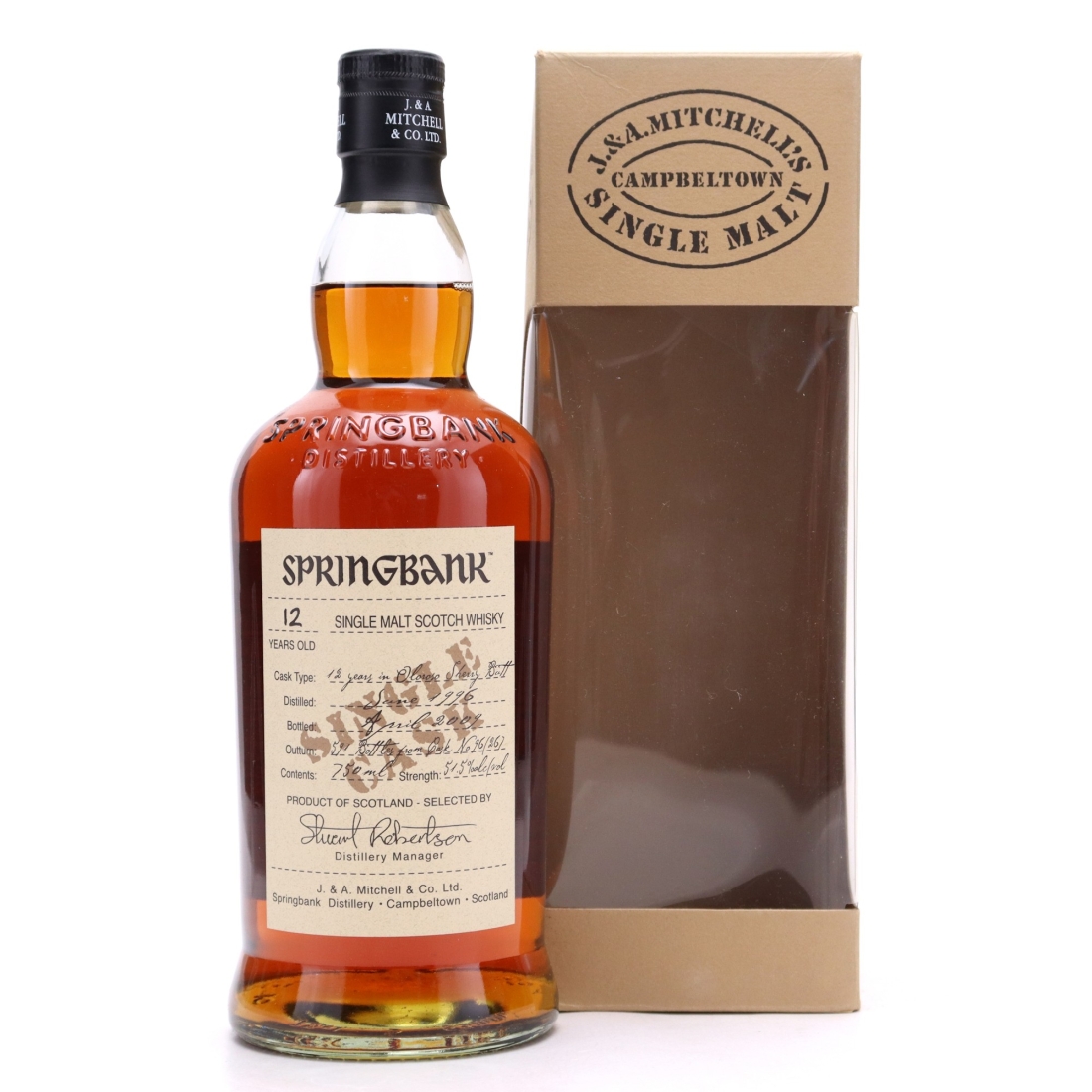 Springbank 1996 Single Oloroso Cask 12 Year Old #267 75cl / US Import
