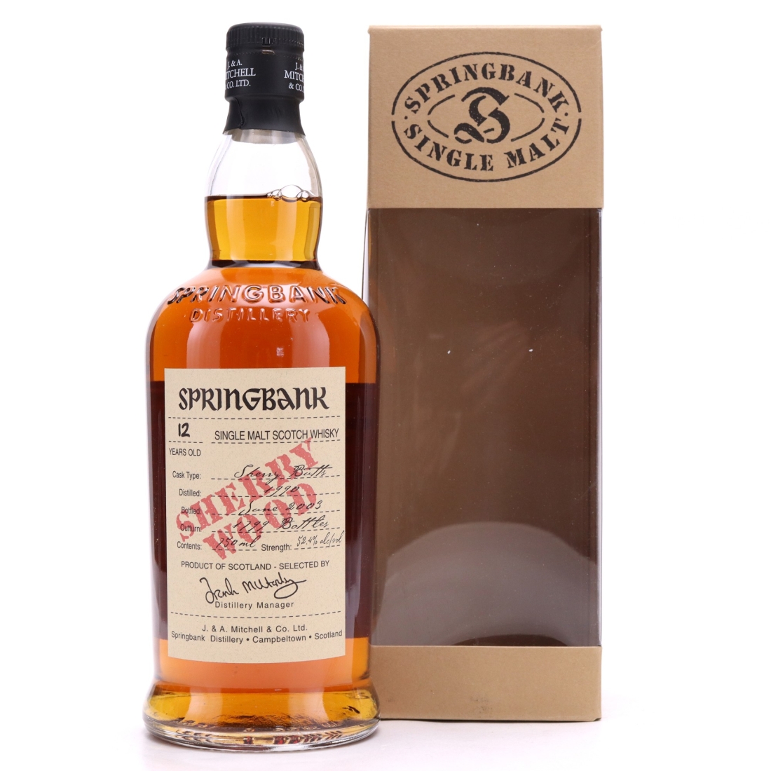 Springbank 1990 Sherry Wood 12 Year Old 75cl / US Import