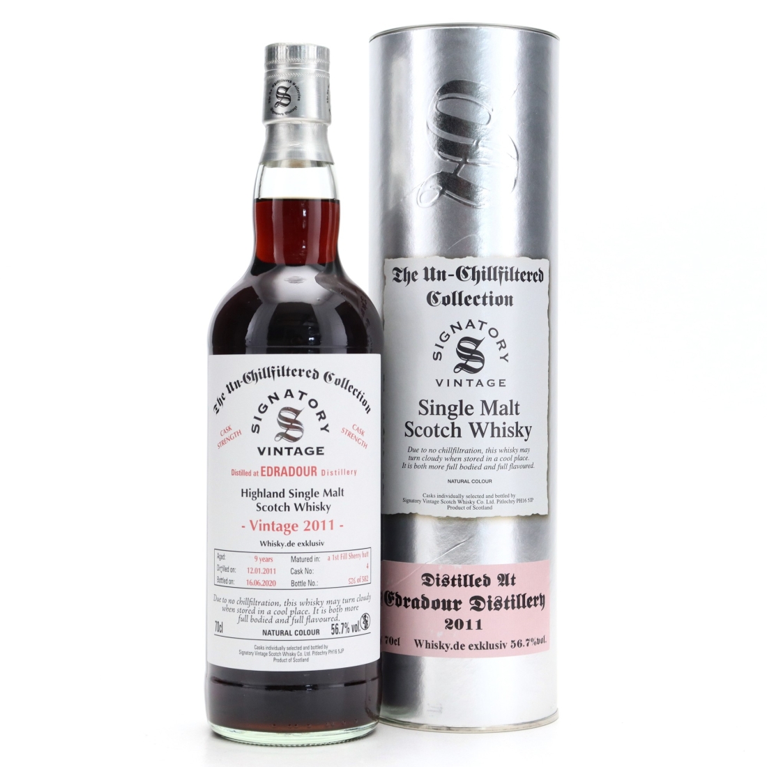 Edradour 2011 Signatory Vintage 9 Year Old / Whisky.de