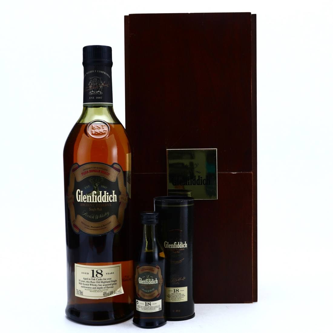 Glenfiddich 18 Year Old Ancient Reserve Gift Pack