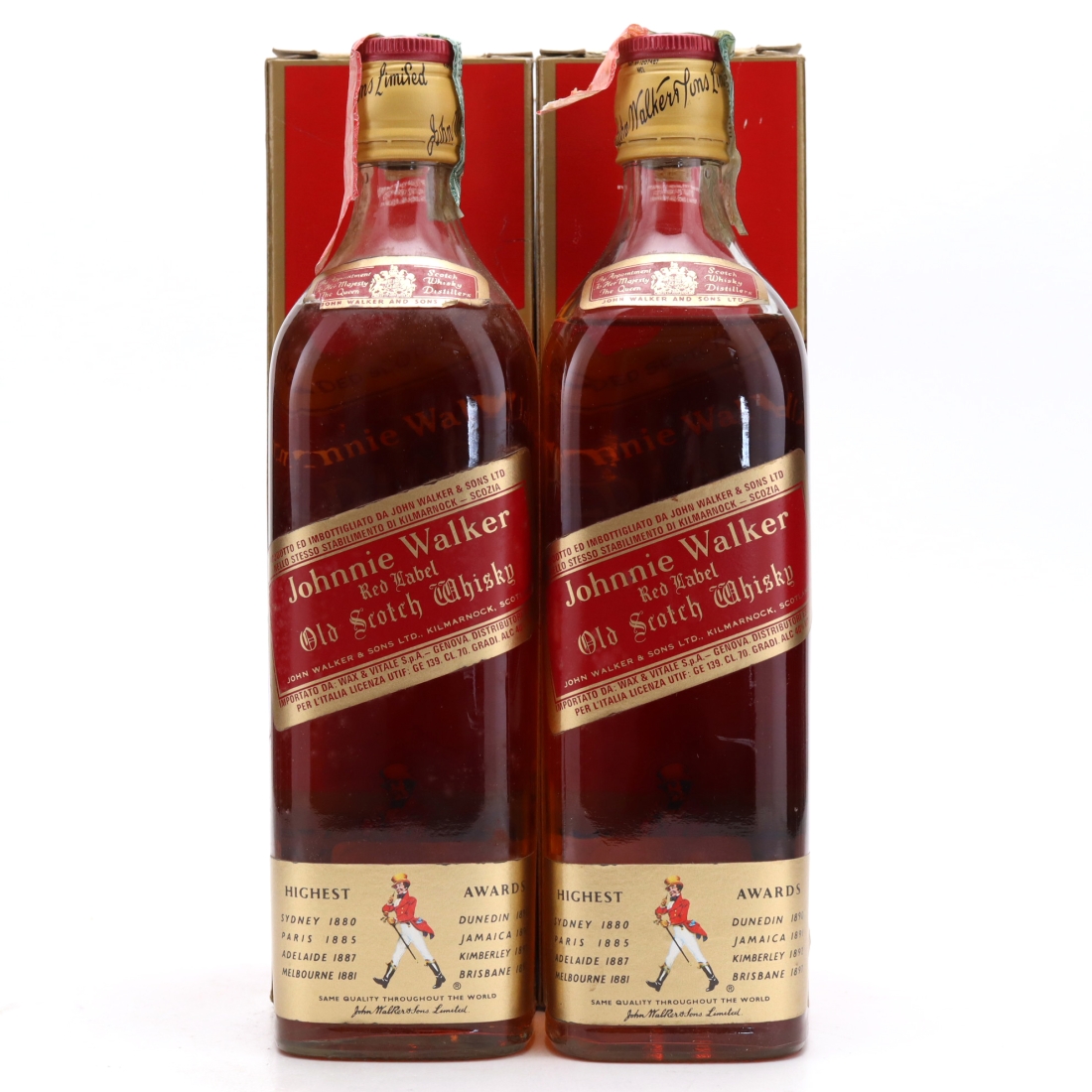 Johnnie Walker Red Label 2 x 70cl 1990s